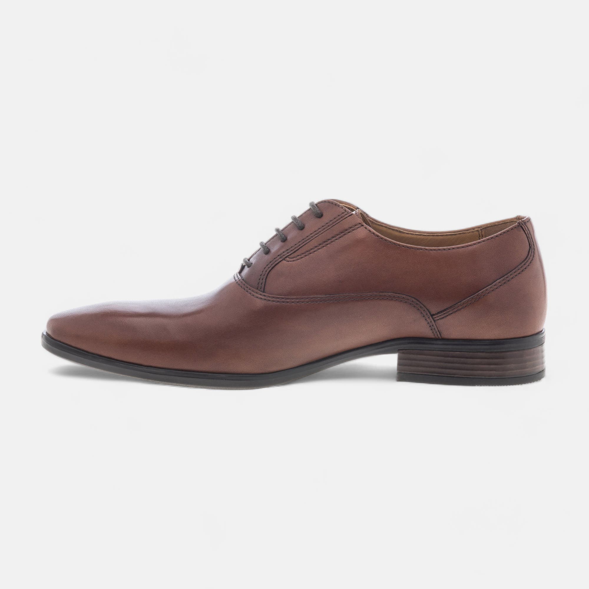 Richelieus Homme en cuir cognac