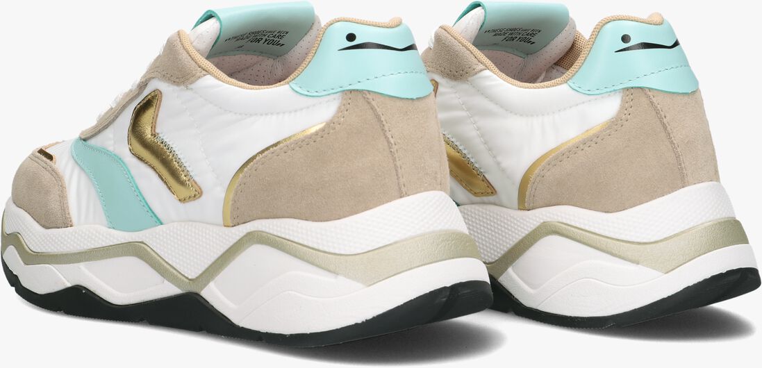 VOILE BLANCHE beige voile blanche lage sneakers club108