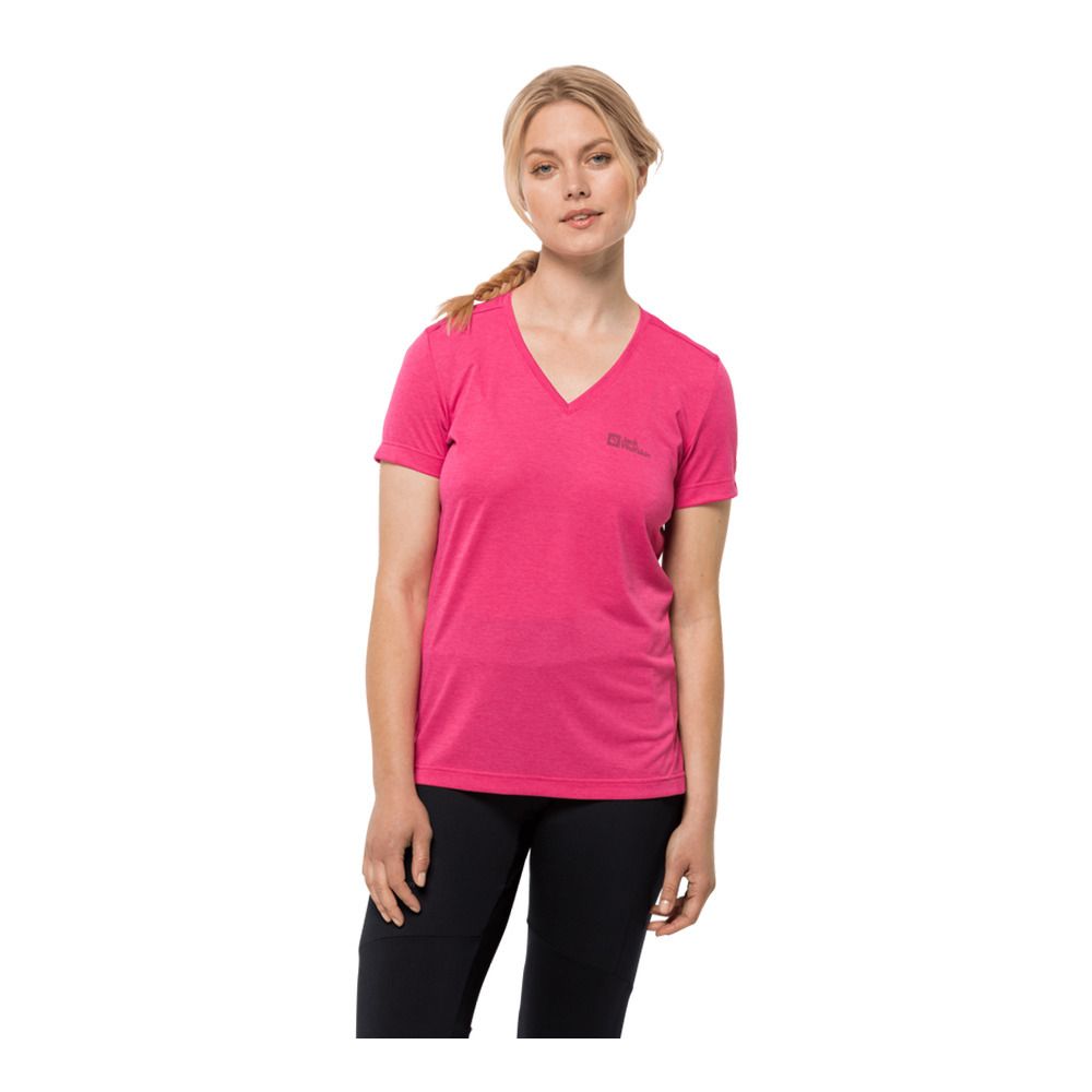 Jack Wolfskin CROSSTRAIL - Tee-shirt Femme cameopink