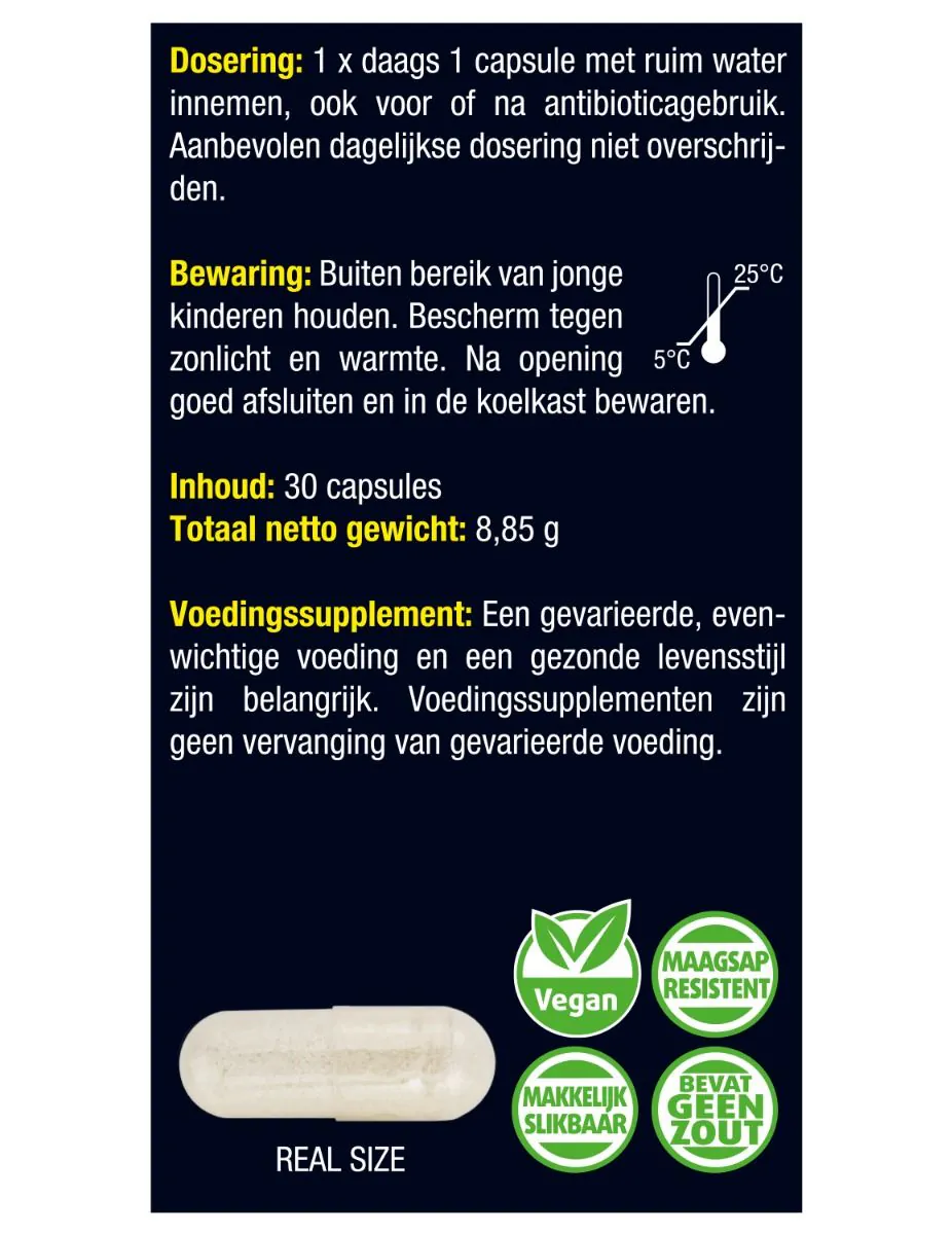Pre · Pro · Post Bioticomel 30 capsules