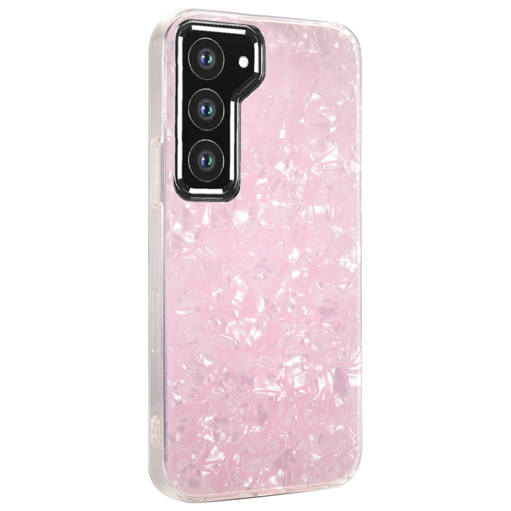 Samsung Galaxy S23 5G Hybrid Hülle TPU Bumper   Acryl Rückseite - Rosa