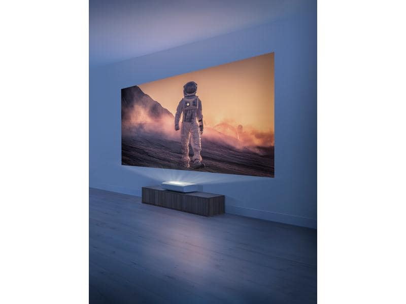 Samsung Ultrakurzdistanzprojektor LSP7 The Premiere 4K Ultrakurzdistanz-Laserbeamer mit SmartTV-Funktionen