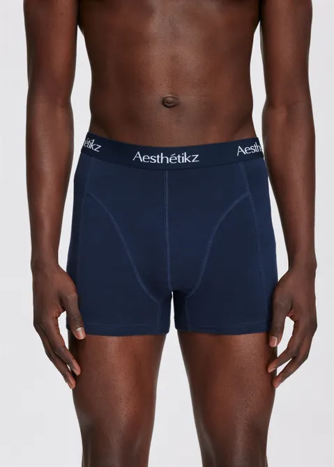 Boxer 3-pack blauw blauw (BLW)