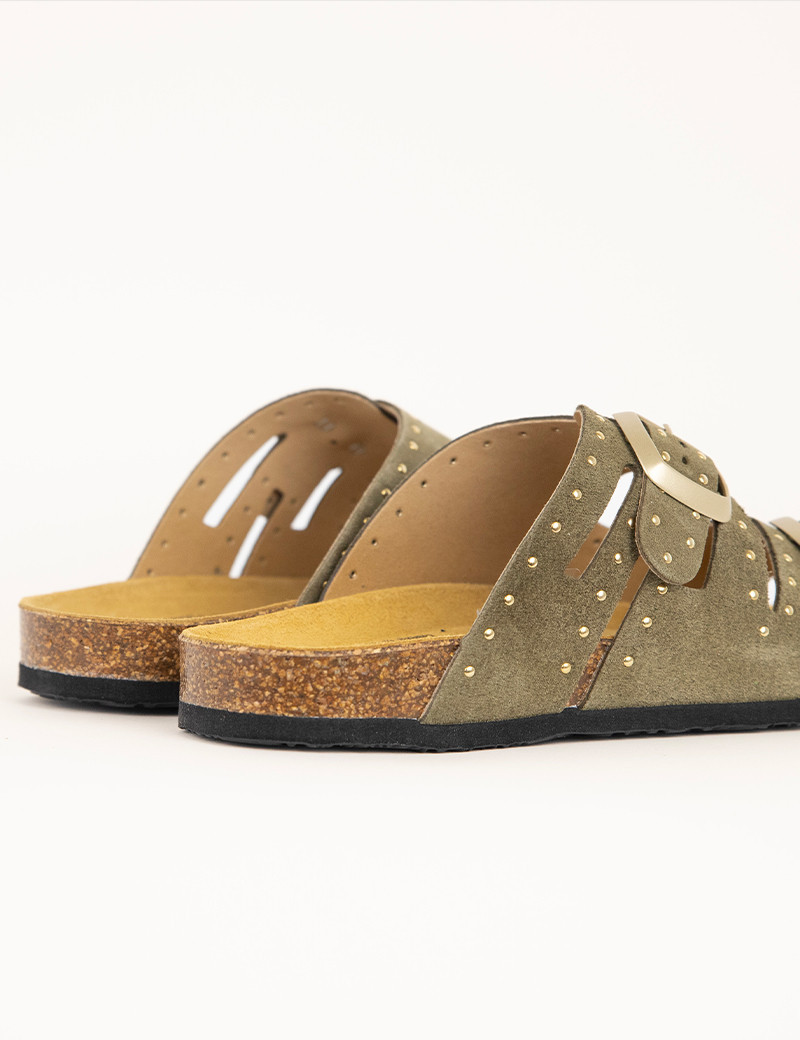 PLAKTON SANDALES FEMME 717 EVA KAKI CLAIR