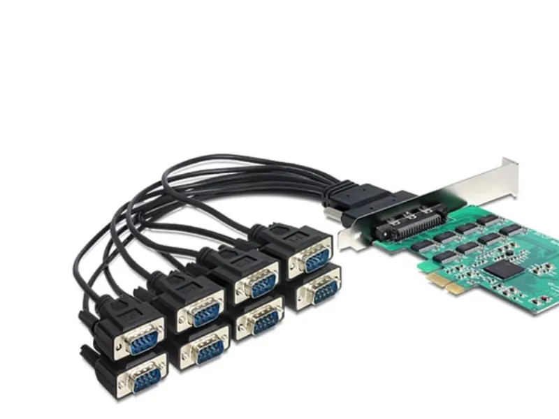 Delock PCI Express Card > 8 x Serial RS-232 - Seriel adapter - PCIe - RS-232 x 8
