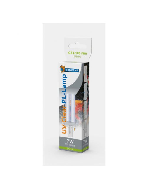 Superfish Uv Pl Lamp G23 Pondclear - Verlichting - 105 mm 7 Watt