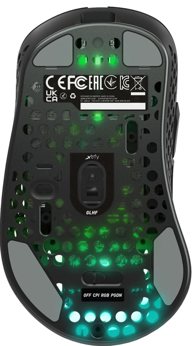 Xtrfy M4 Wireless RGB gaming mus (sort)