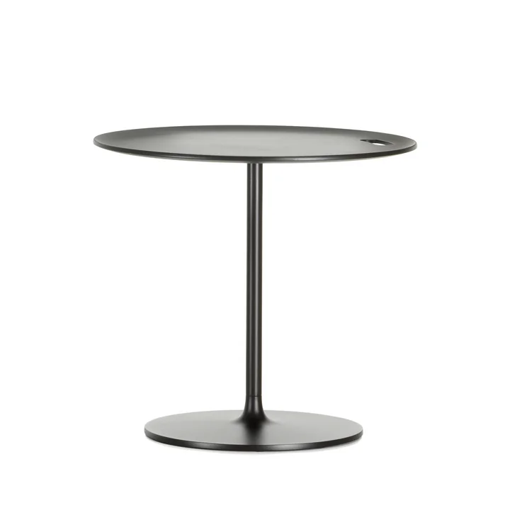 Vitra - Occasional Low Table 45, Aluminium / chocolat