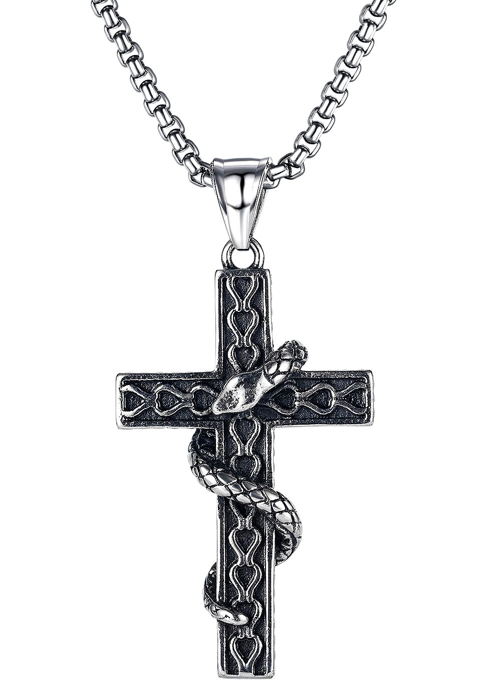 Firetti Kette mit Anhänger »Schmuck Geschenk Cross Snake«