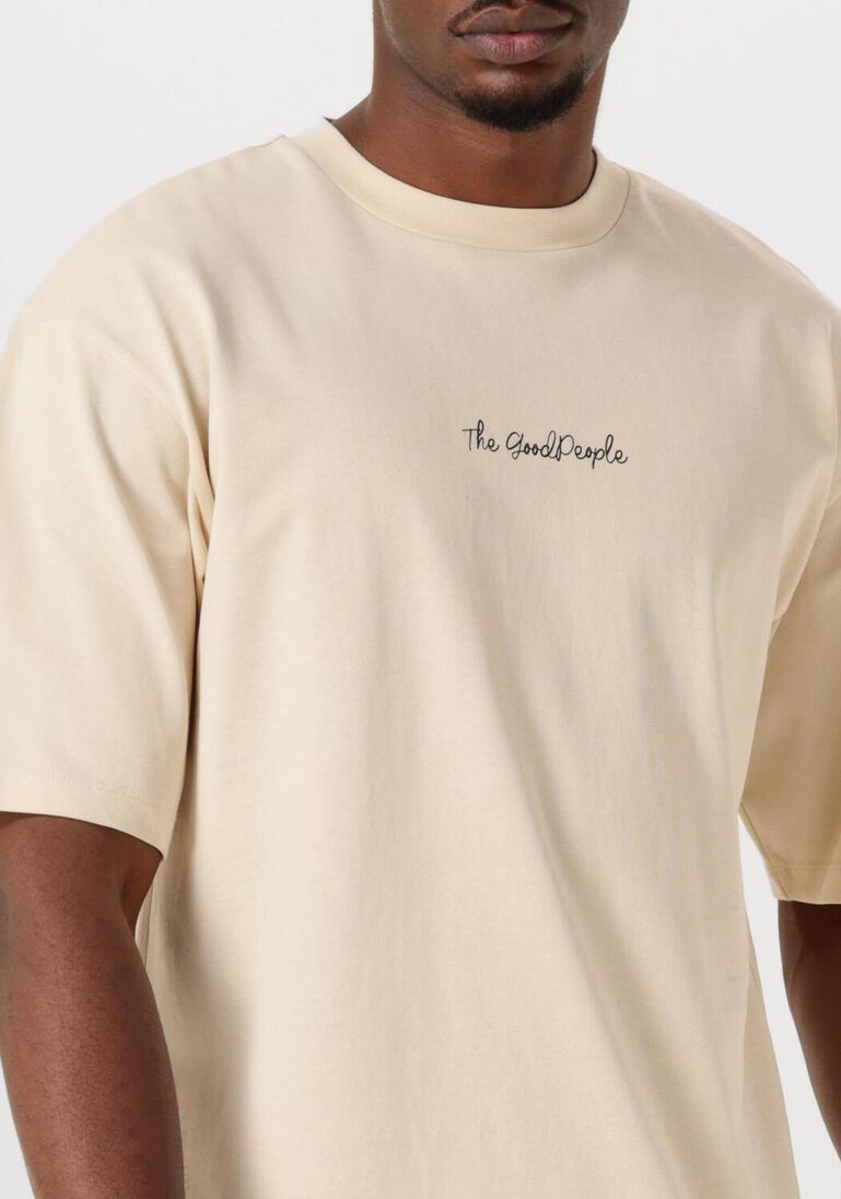 beige the goodpeople t-shirt tcult