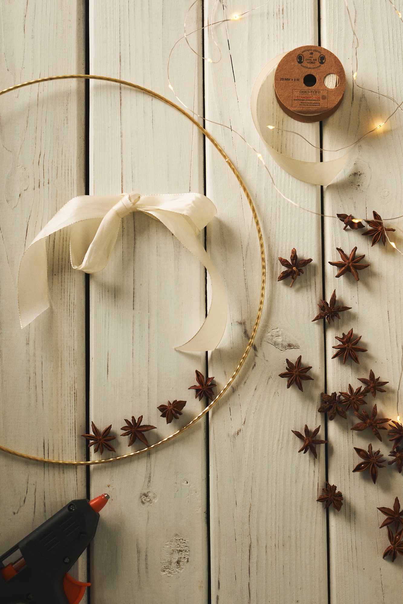 Ring til uro | Jern. Ø30 cm. | Gold