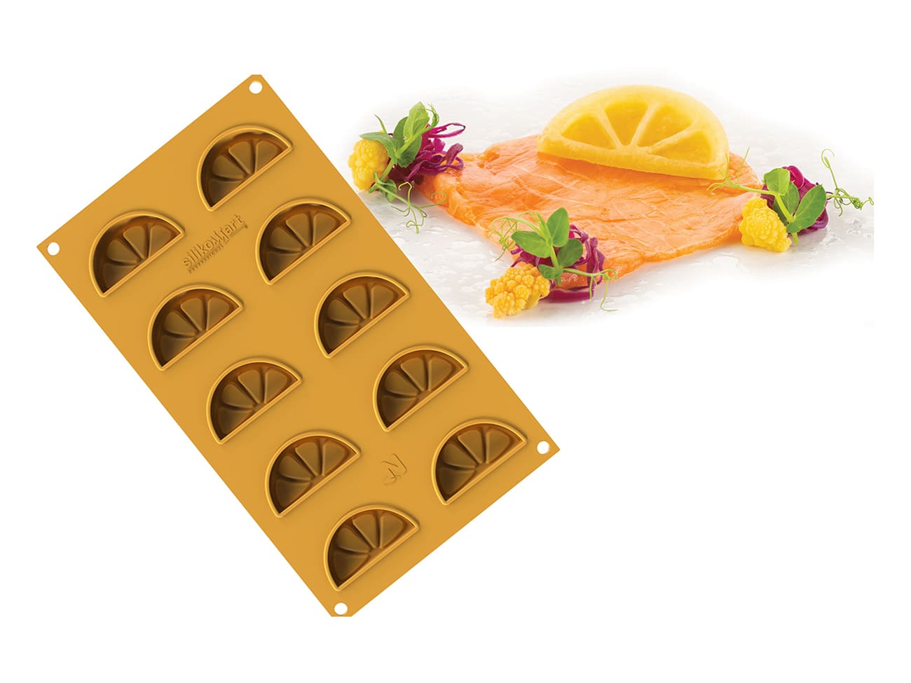 Moule silicone Naturae - Citron - 30 x 17,5 cm - Silikomart