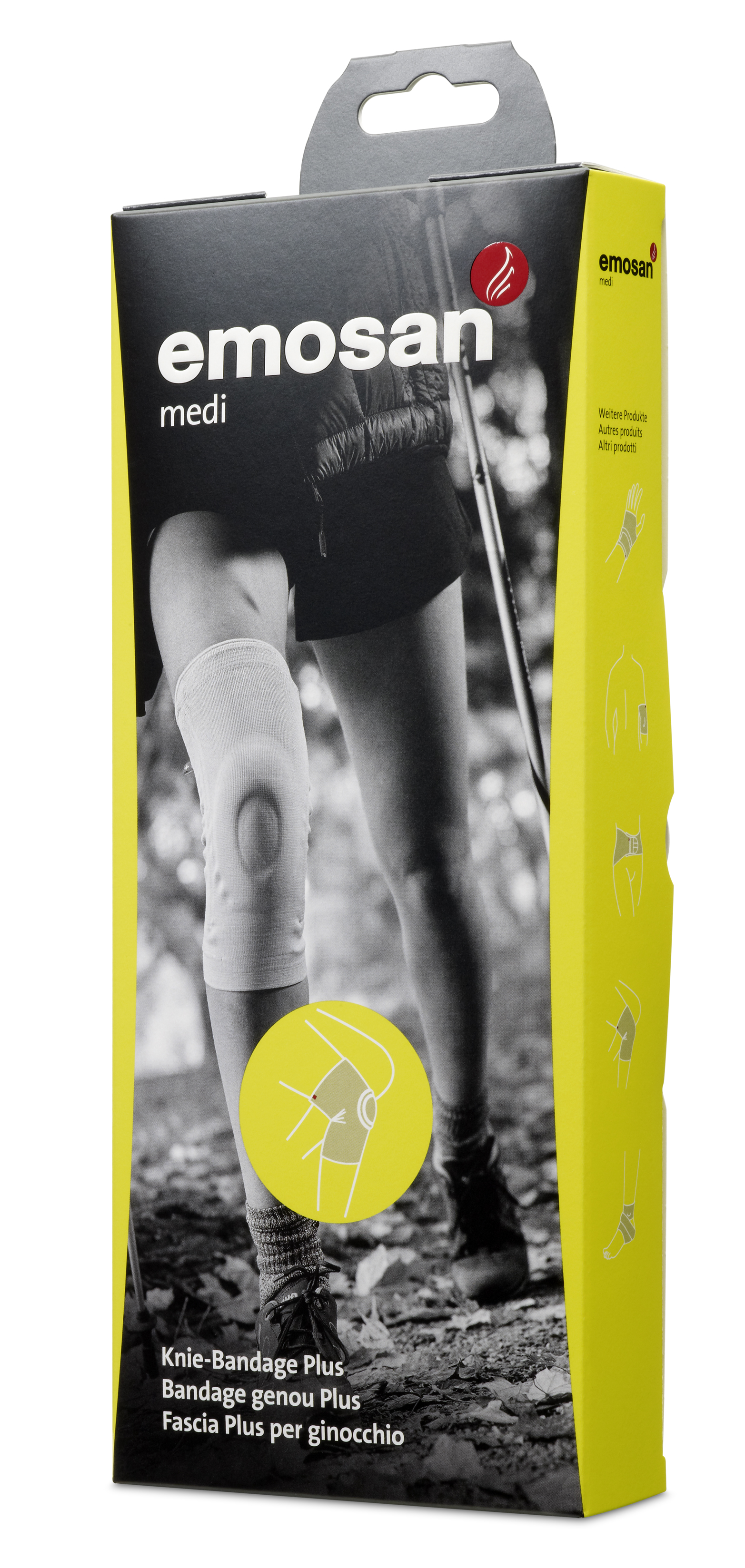 EMOSAN medi Knie-Bandage Plus<br>1 Stück, M