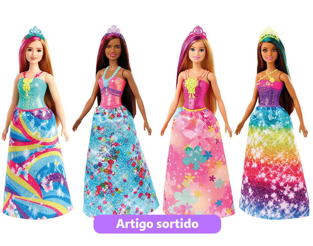 BONECA BARBIE PRINCESAS MODELOS SORTIDOS