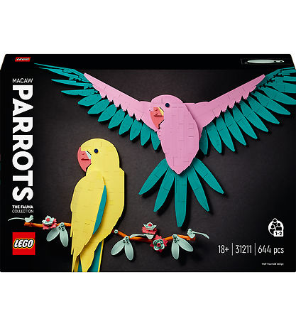 LEGO? Art - Faunasamlingen - Arapapeg?jer - 31211 - 644 Dele