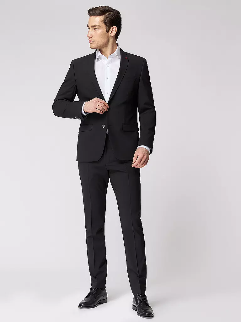 ROY ROBSON Sakko Slim Fit schwarz