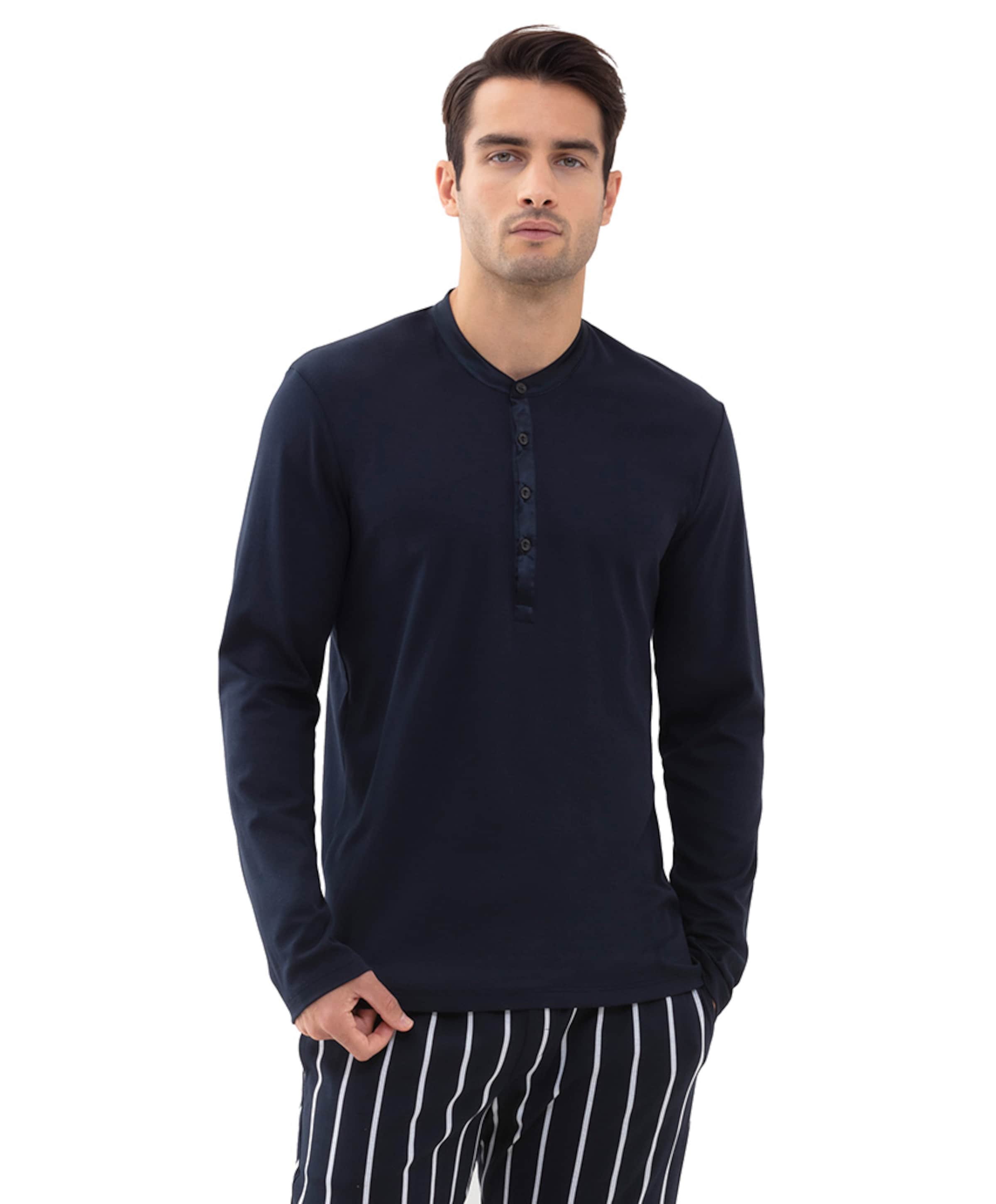 Mey Heren pyjamatop blauw
