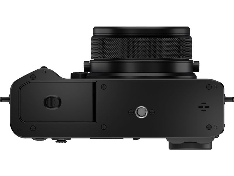 Fujifilm Fotokamera GFX 100RF Schwarz GFX-Kamera mit fest verbautem Objektiv und bringt die Mittelformat-Bildqualität in ein ultrakompaktes Design