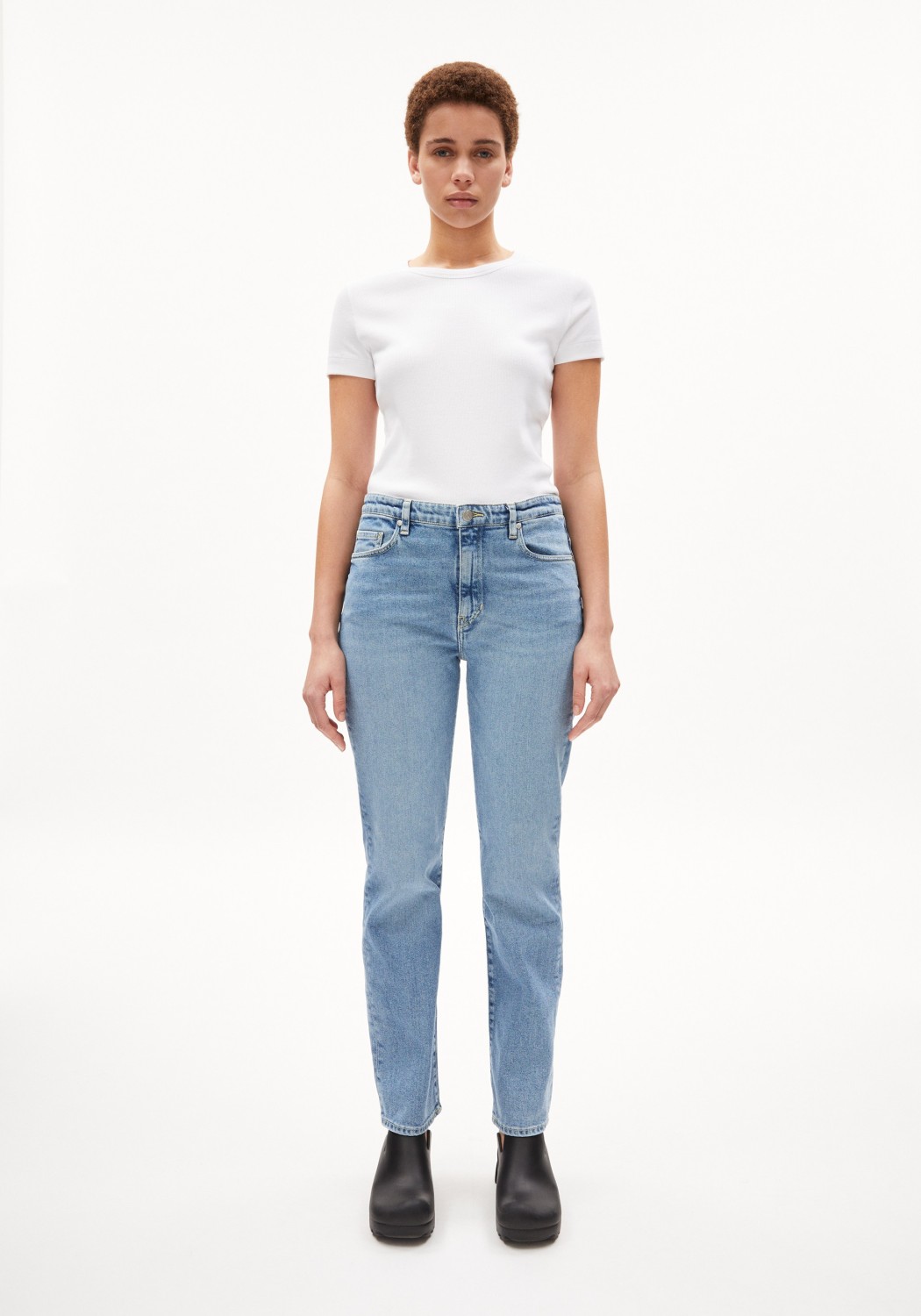 Armedangels Damen-Jeans Carenaa Easy Blue