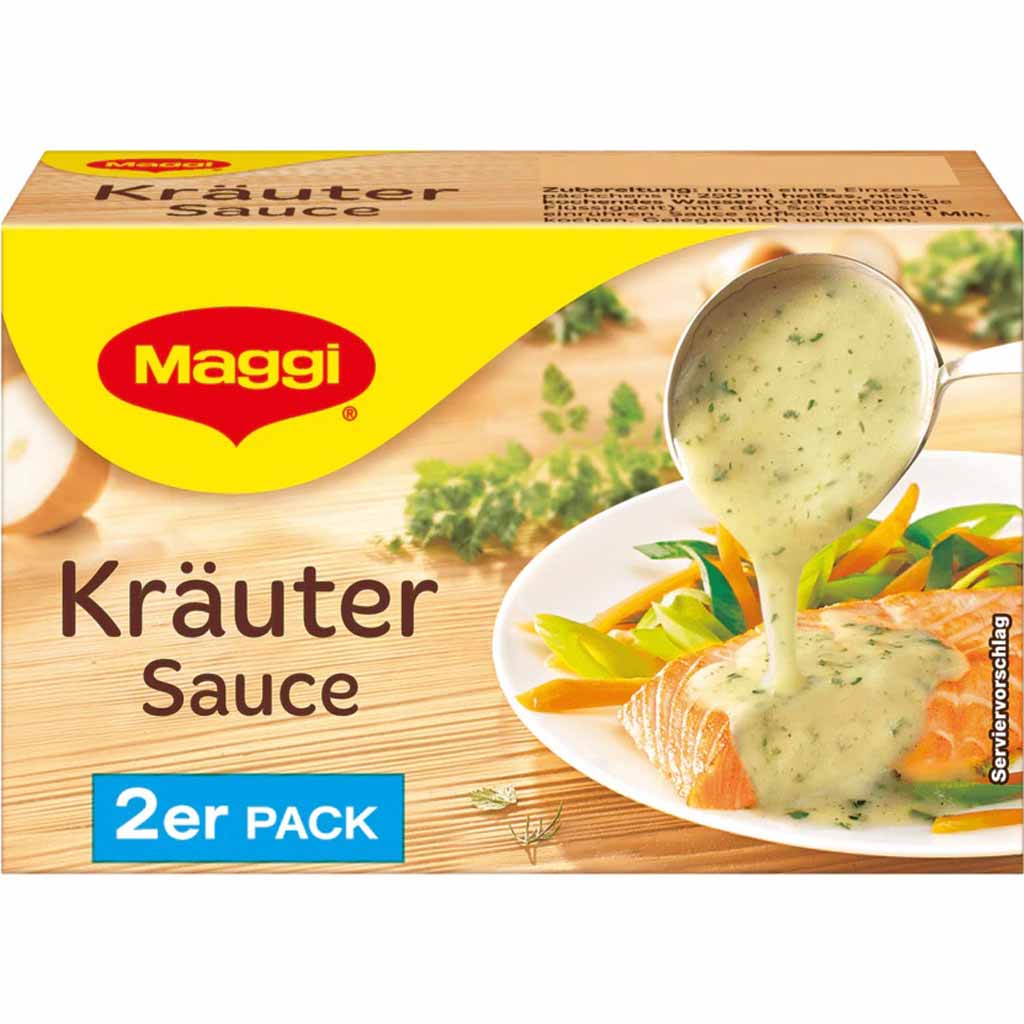 Maggi Sauce Kräutersauce 2er Pack für 500ml MHD:30.10.25