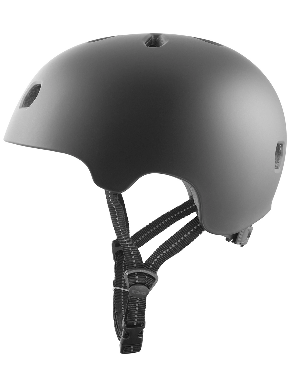 TSG Meta Solid Color Helmet Kids Helmet satin black
