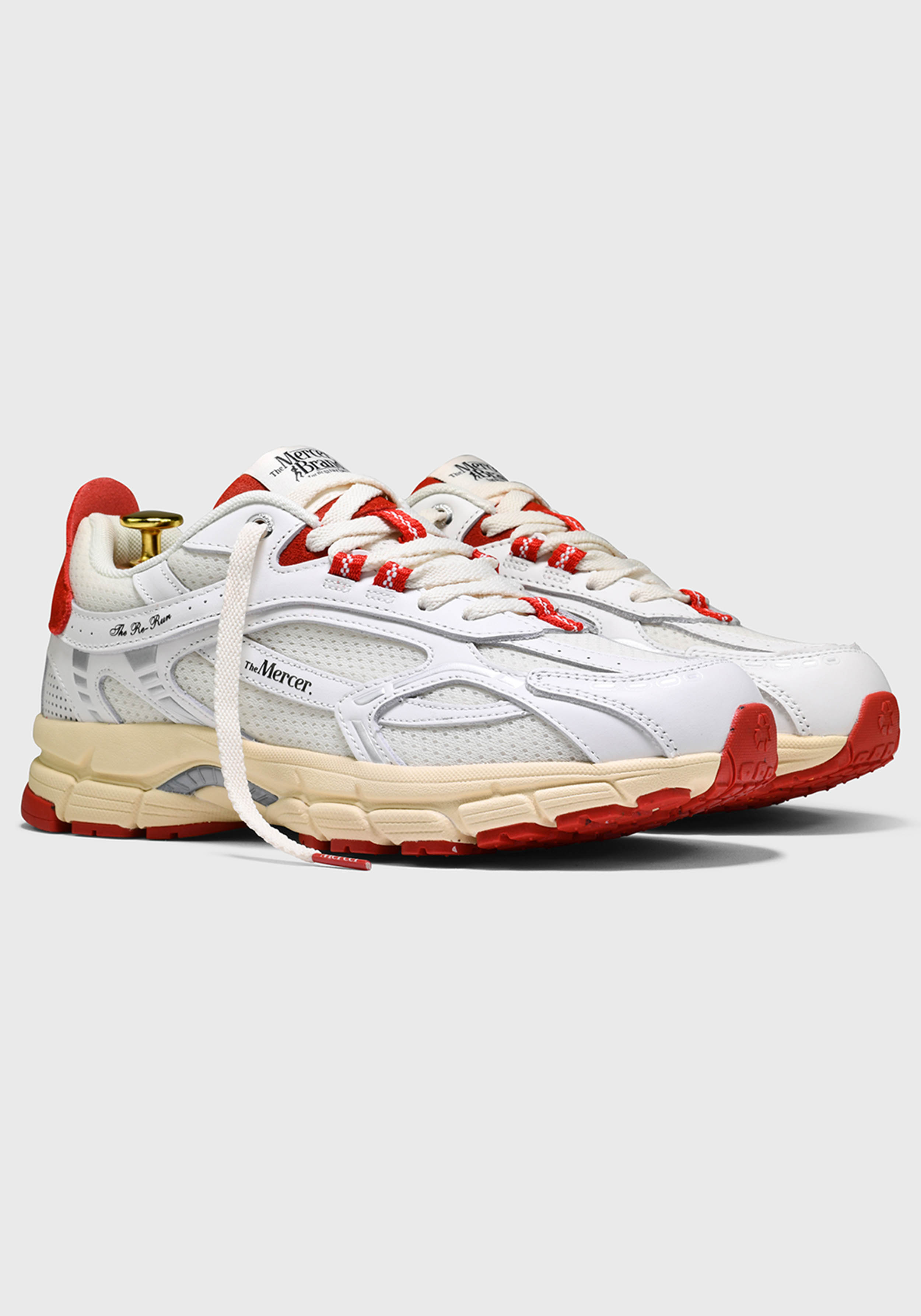 Mercer Sneaker The Re-Run Vintage White Red