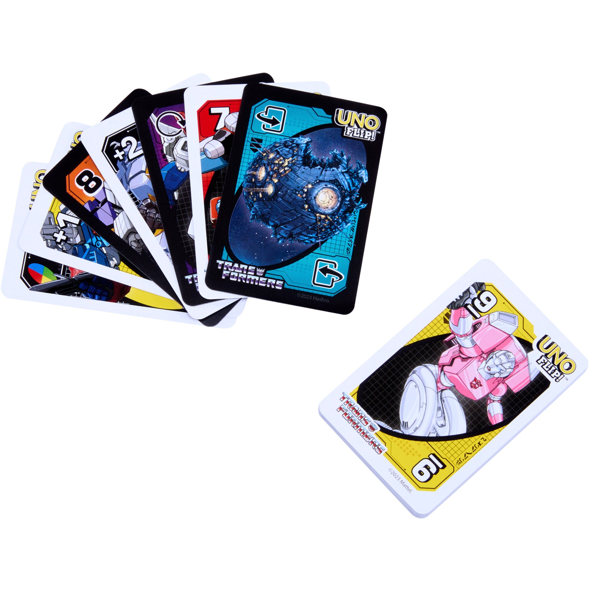 Mattel Kartenspiel UNO Flip! Transformers