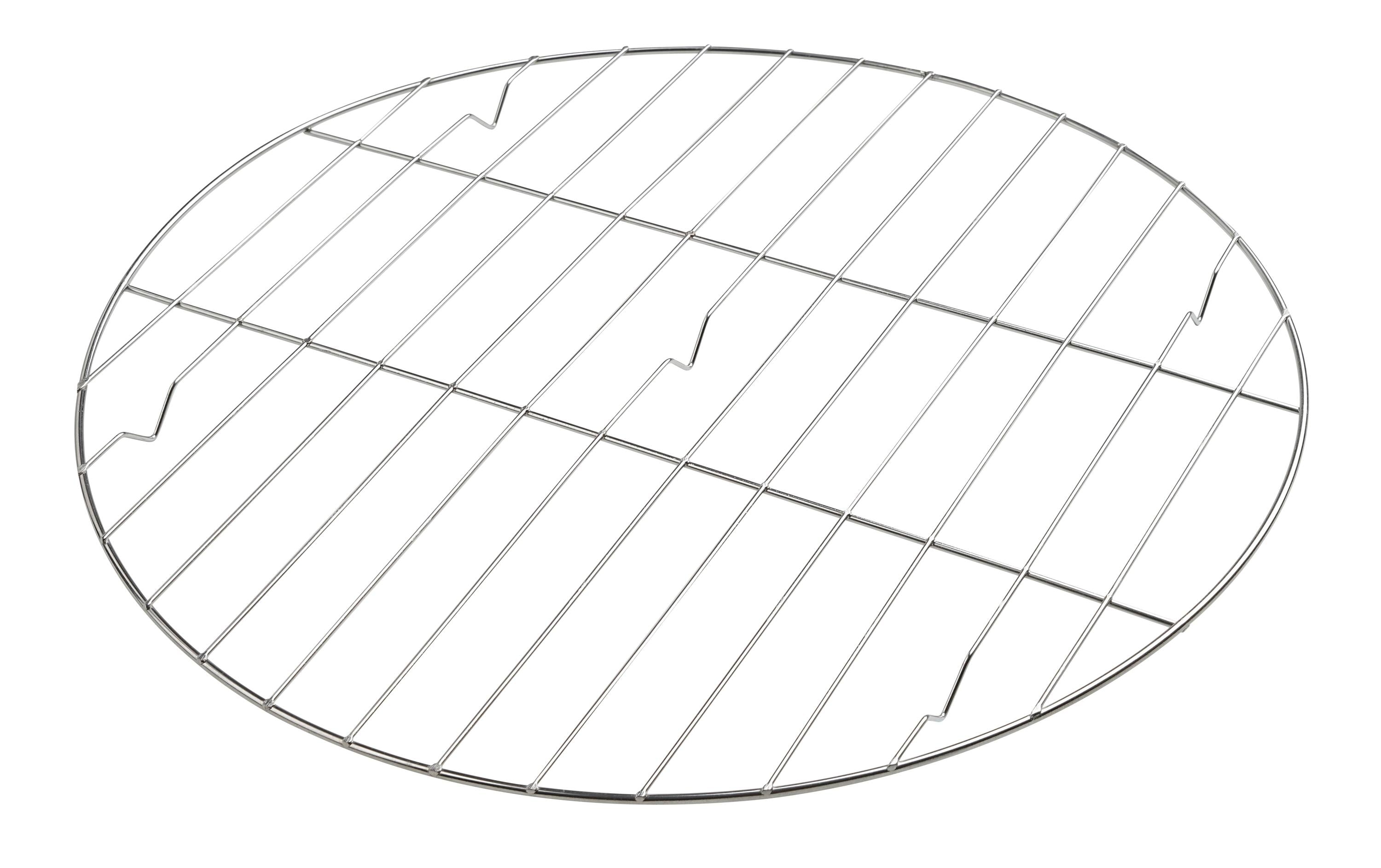 Abkühlgitter Silber, Ø 32 cm, RundTortenkühler aus Edelstahl