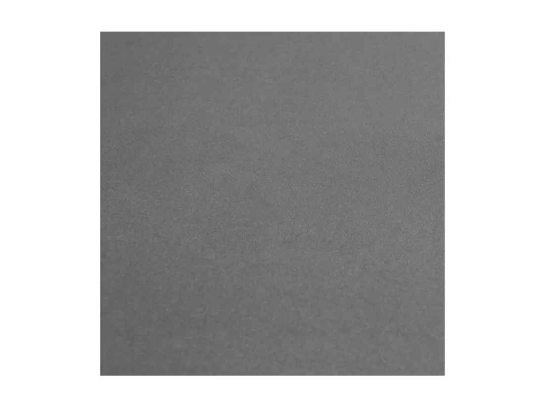 Salon de jardin IBIZA en tissu gris 4 places - aluminium blanc - HAPPY GARDEN