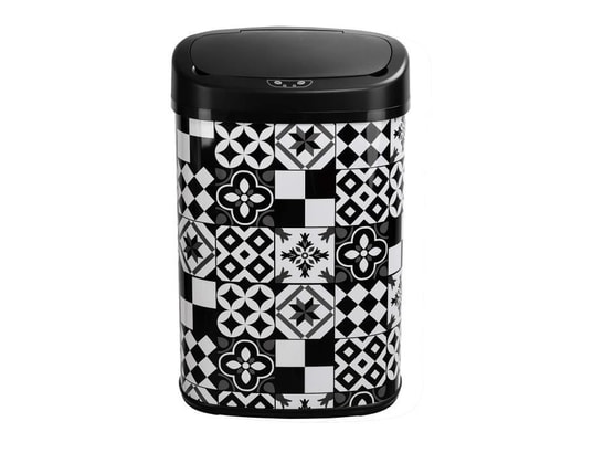 KITCHEN MOVE - Poubelle automatique Poubelle de cuisine automatique majestic noir acier inoxydab...