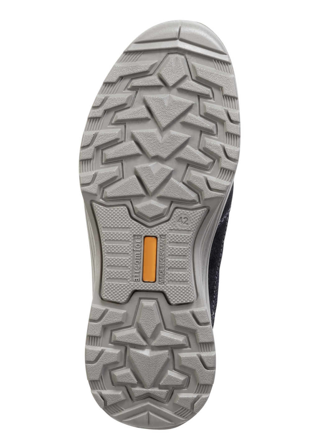 Schnürschuh aus Veloursleder und Textilmaterial
