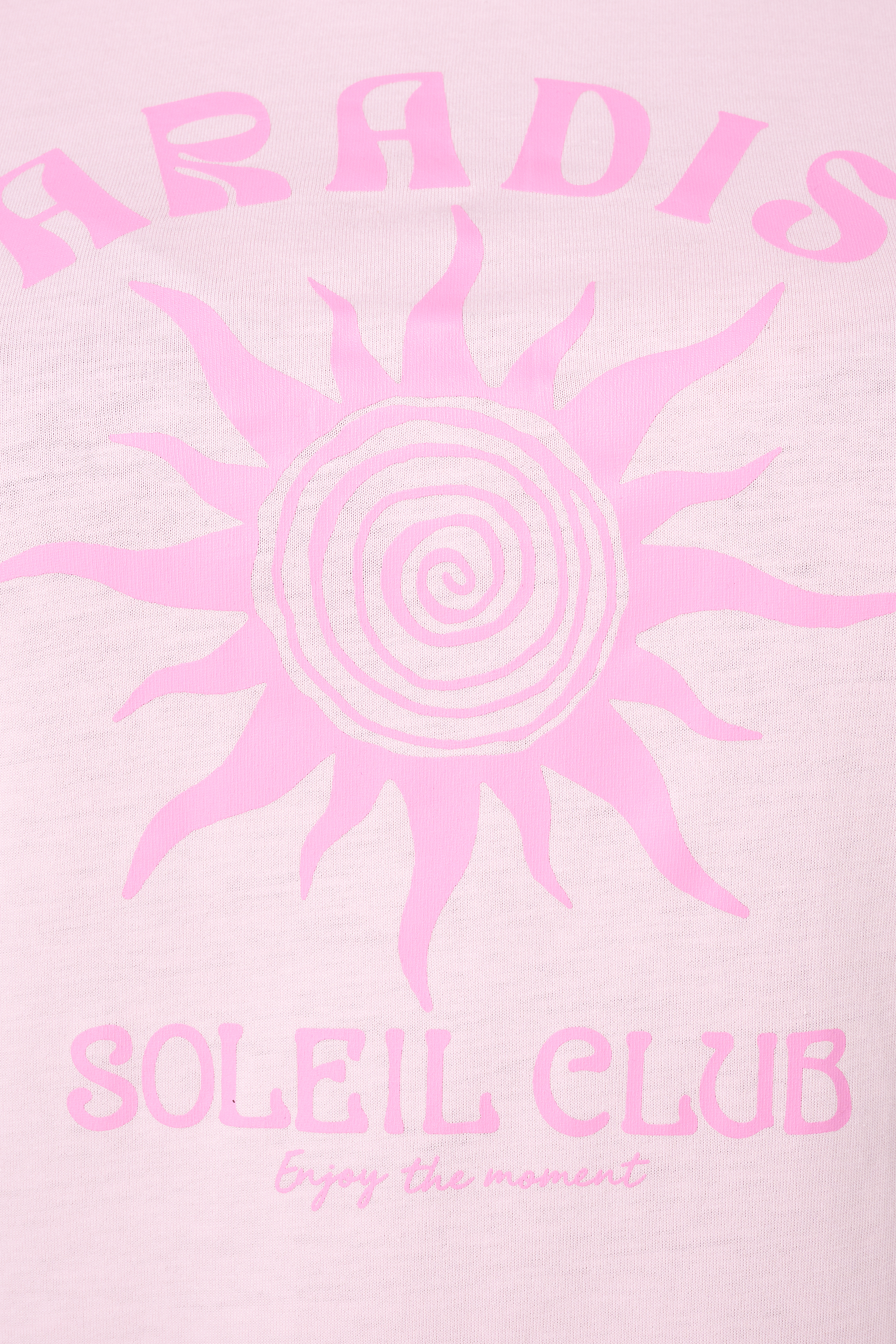 T-shirt met print Licht pink