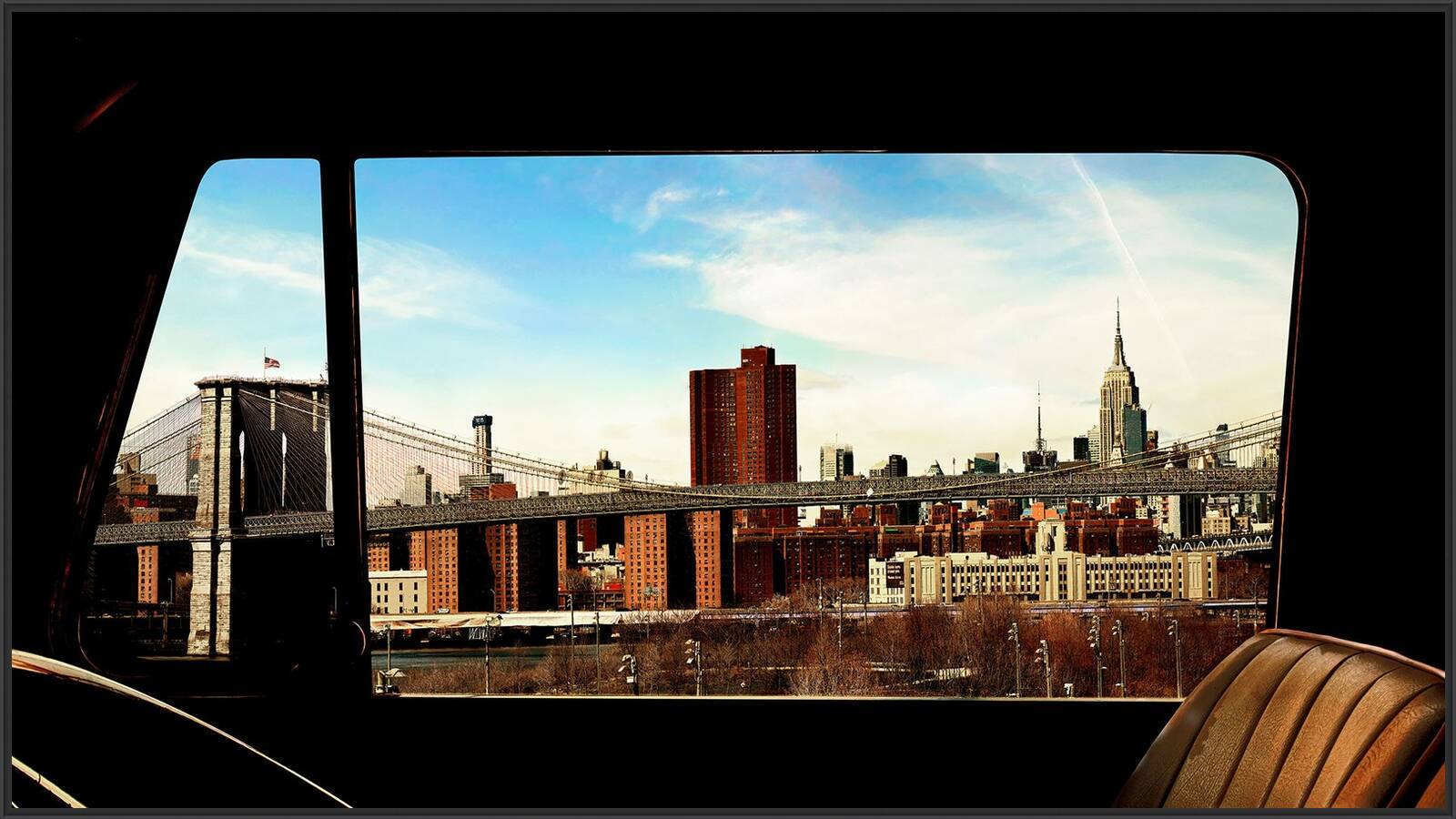 Golden Morning On Manhattan by Luc Dratwa - Limited Edition. Edition of: 150. Signed.