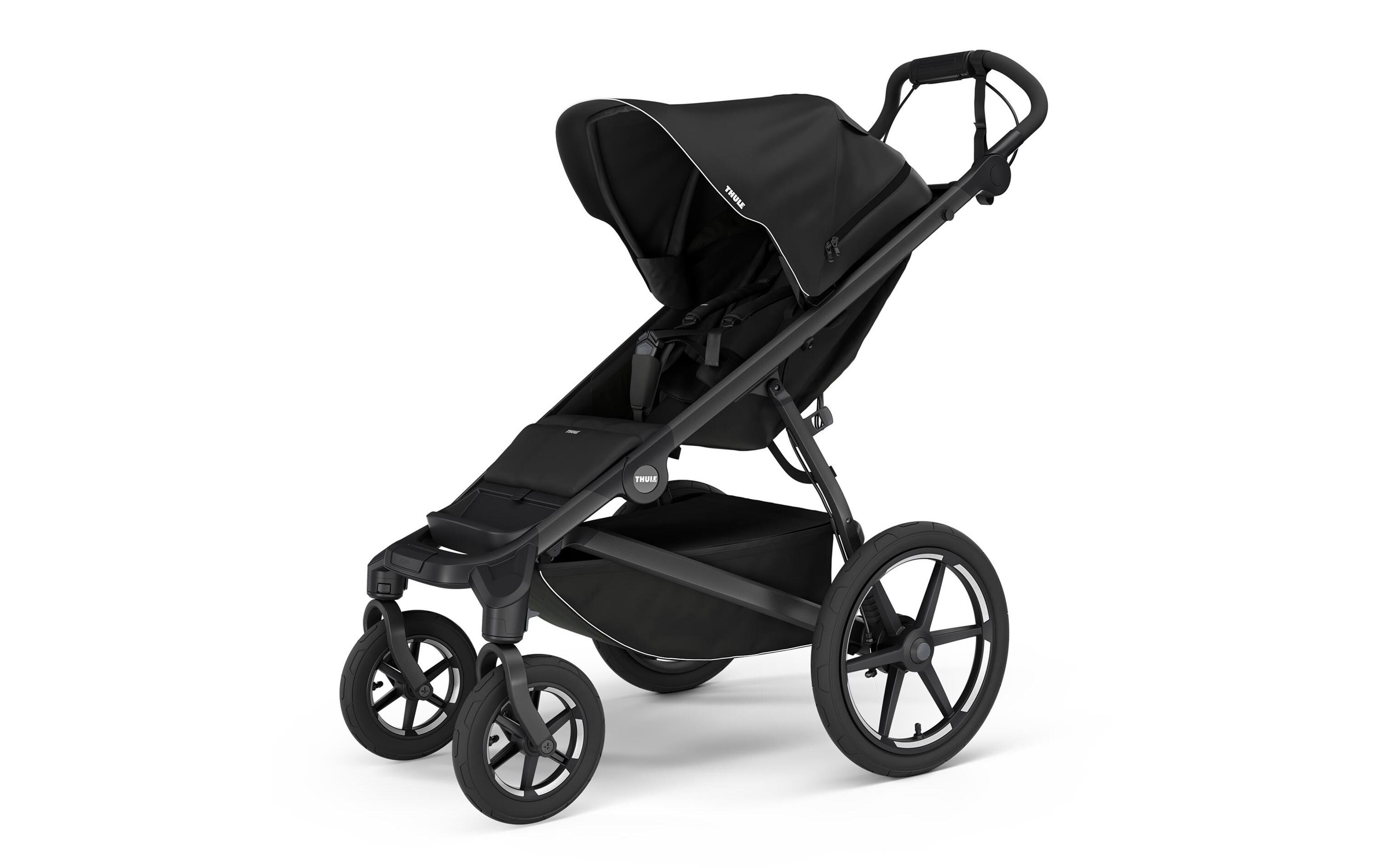 Buggy Urban Glide 4-wheel Tiefschwarz<br>Vierrädriger Gelände-Kinderwagen für jedes Abenteuer