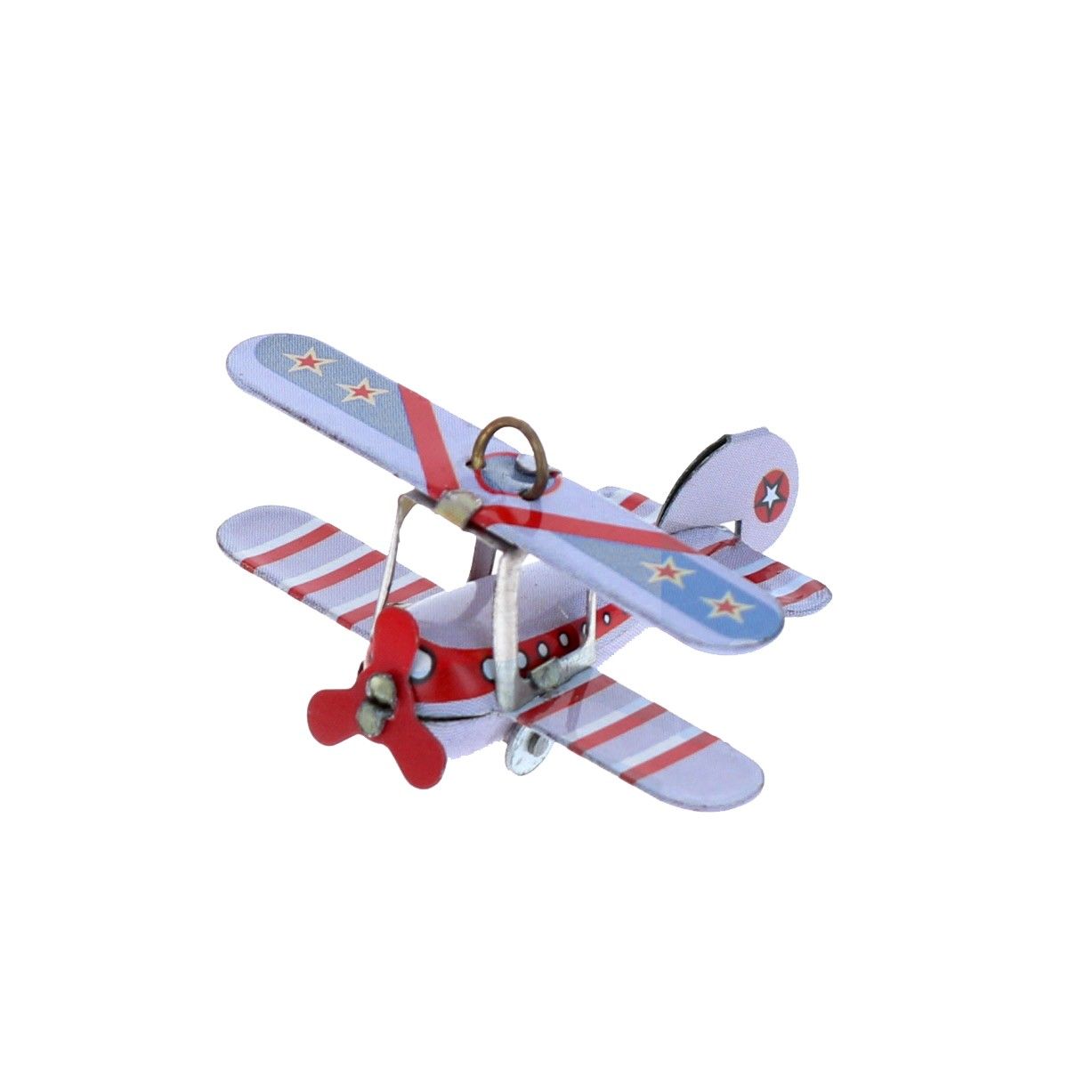 Petit avion biplan vintage en métal Ma collection Vintage