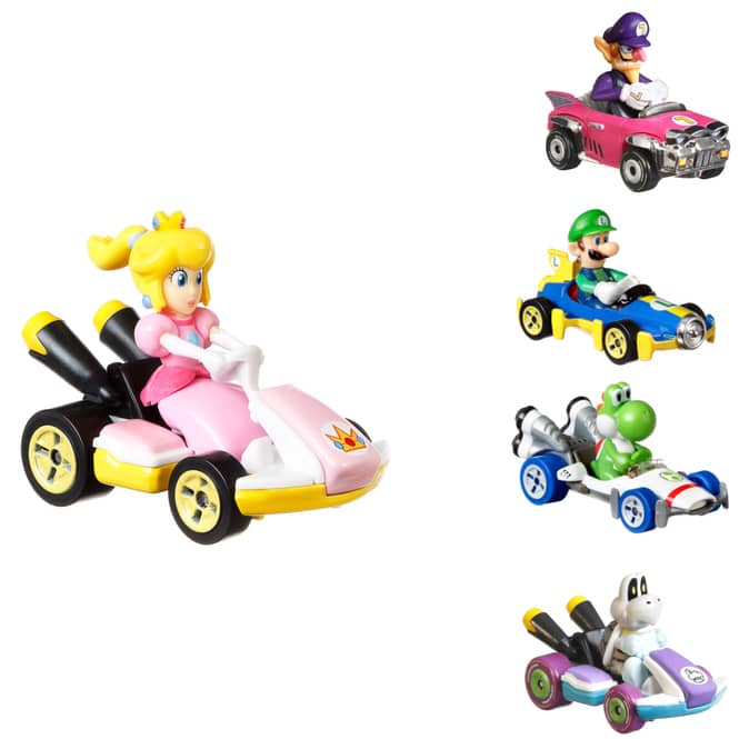Hot Wheels - Fahrzeug Sortiment - Mario Kart - 1 Stück
