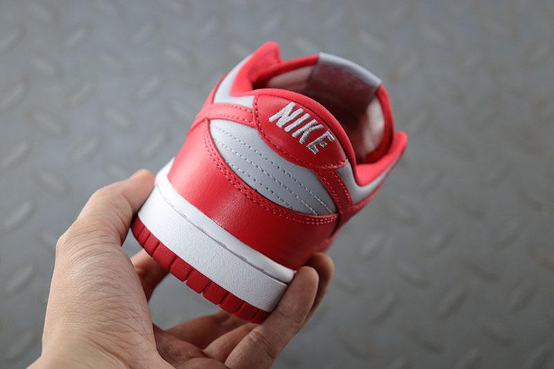 Nike Dunk Low Retro Medium Grey Varsity Red UNLV (2021)
