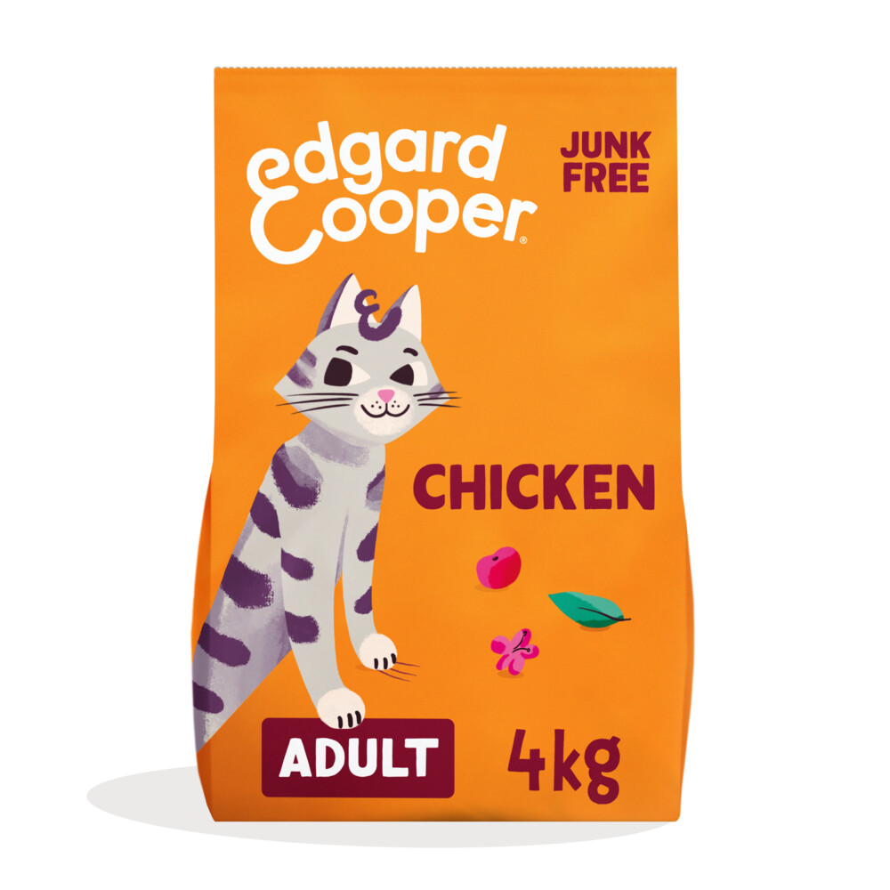 Edgard & Cooper Kattenvoer Adult Kip4 kg