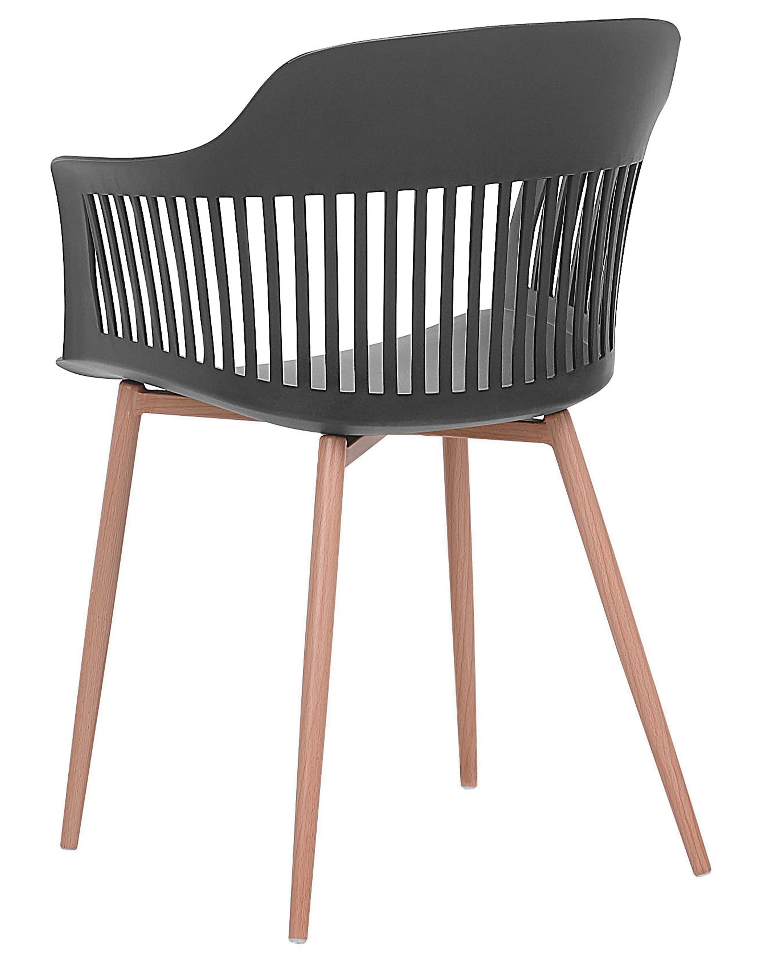 Set van 2 eetkamerstoelen BERECA Zwart