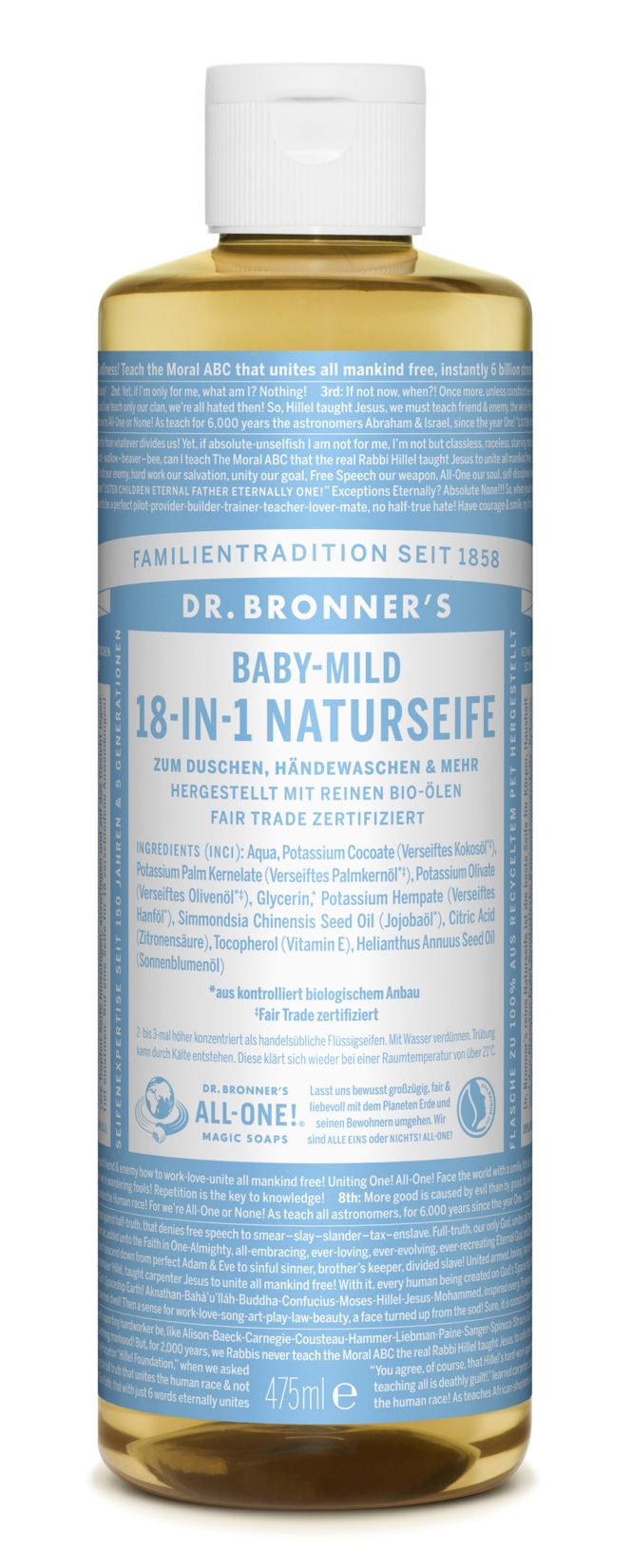 Dr. Bronner's Flüssigseife Baby Mild