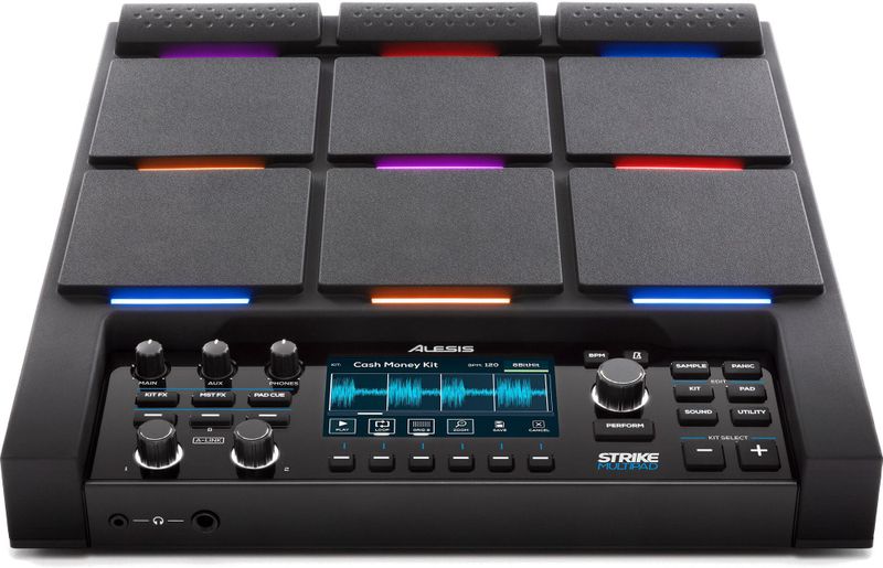 Alesis - Strike Multipad - Percussiepad - Zwart - 9 RGB-pads - 4,3-inch Display