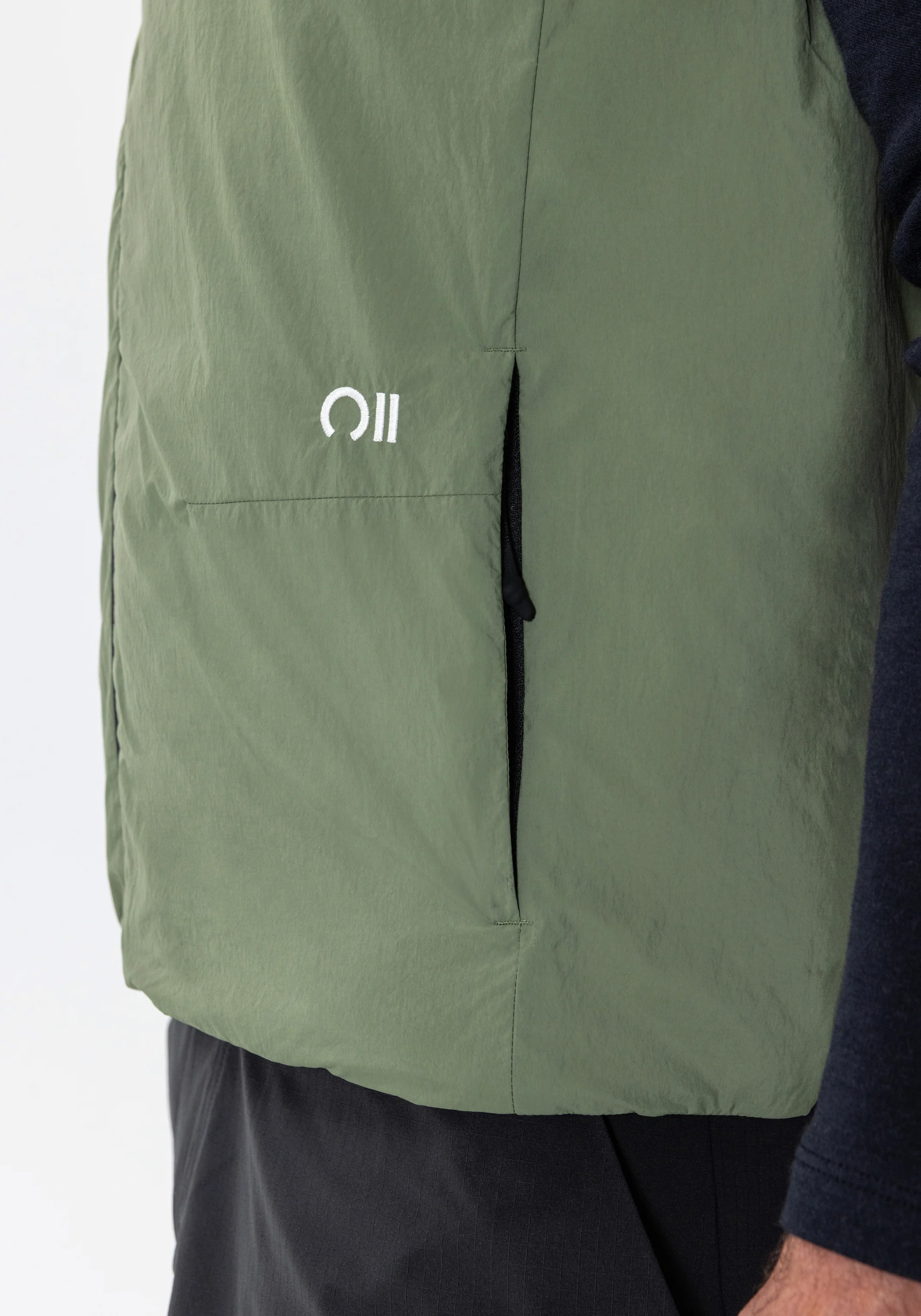 Rotauf Damen-Weste Insulation 90 Vest Hood Olive