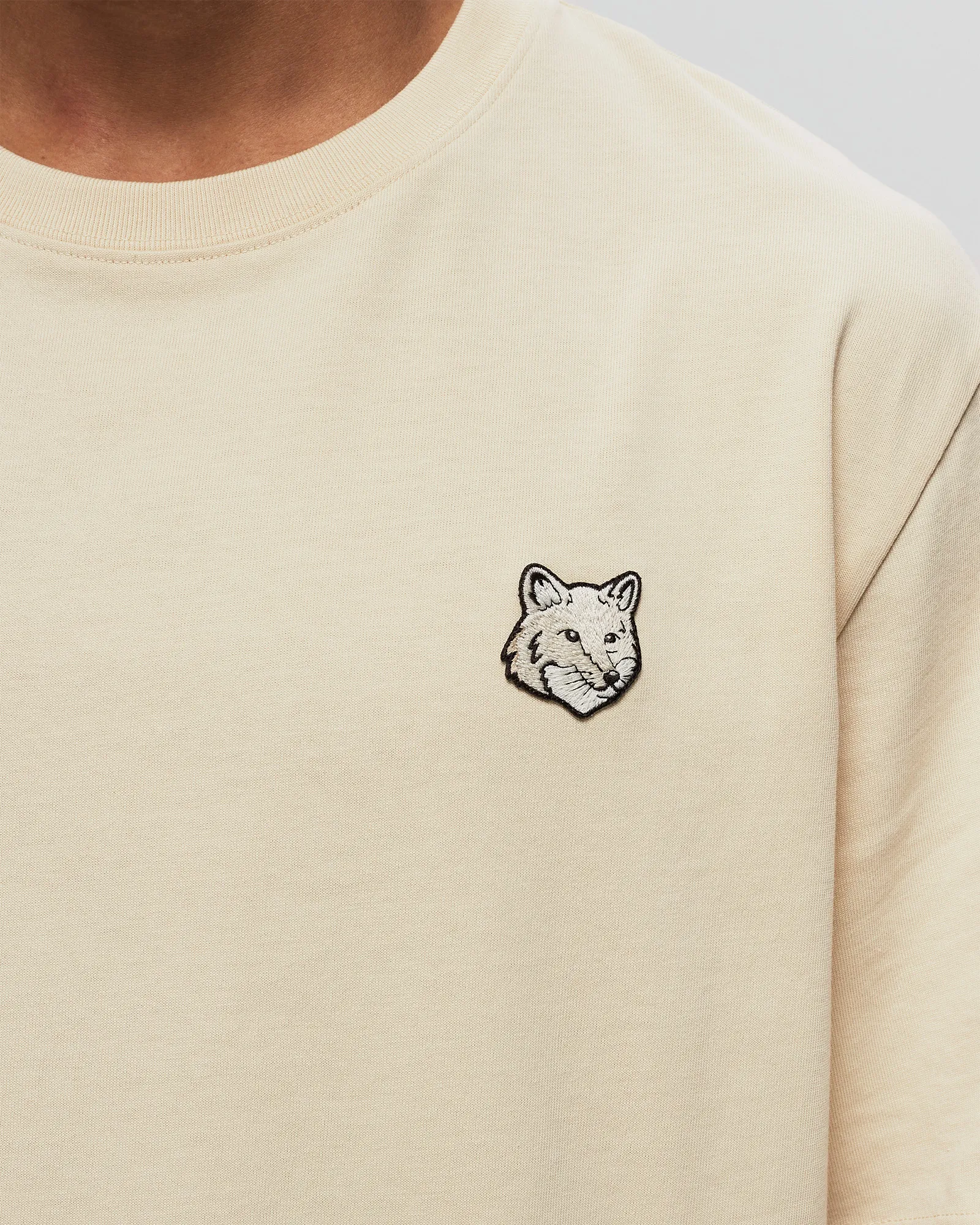 Maison Kitsune BOLD FOX HEAD PATCH OVERSIZE TEE-SHIRT