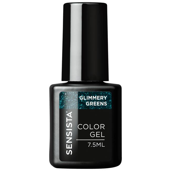 Sensista Color Gel Nagellak Glimmery Greens Groen/Glitter