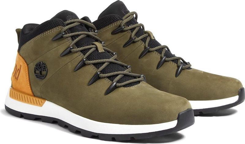 Timberland - Sprint Trekker Mid - Veterboots - Leaf Green - Leer