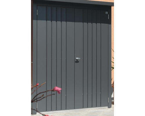deurpakket biohort WoodStock 150, 138 x 172,5 cm, donkergrijs metallic