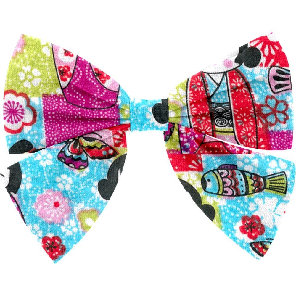 Barrette Noeud Papillon Kokeshis