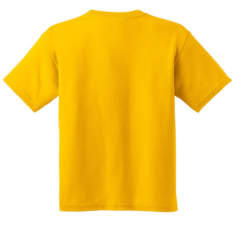 Short Manga Básica Camiseta Con Algodón Grueso Gildan