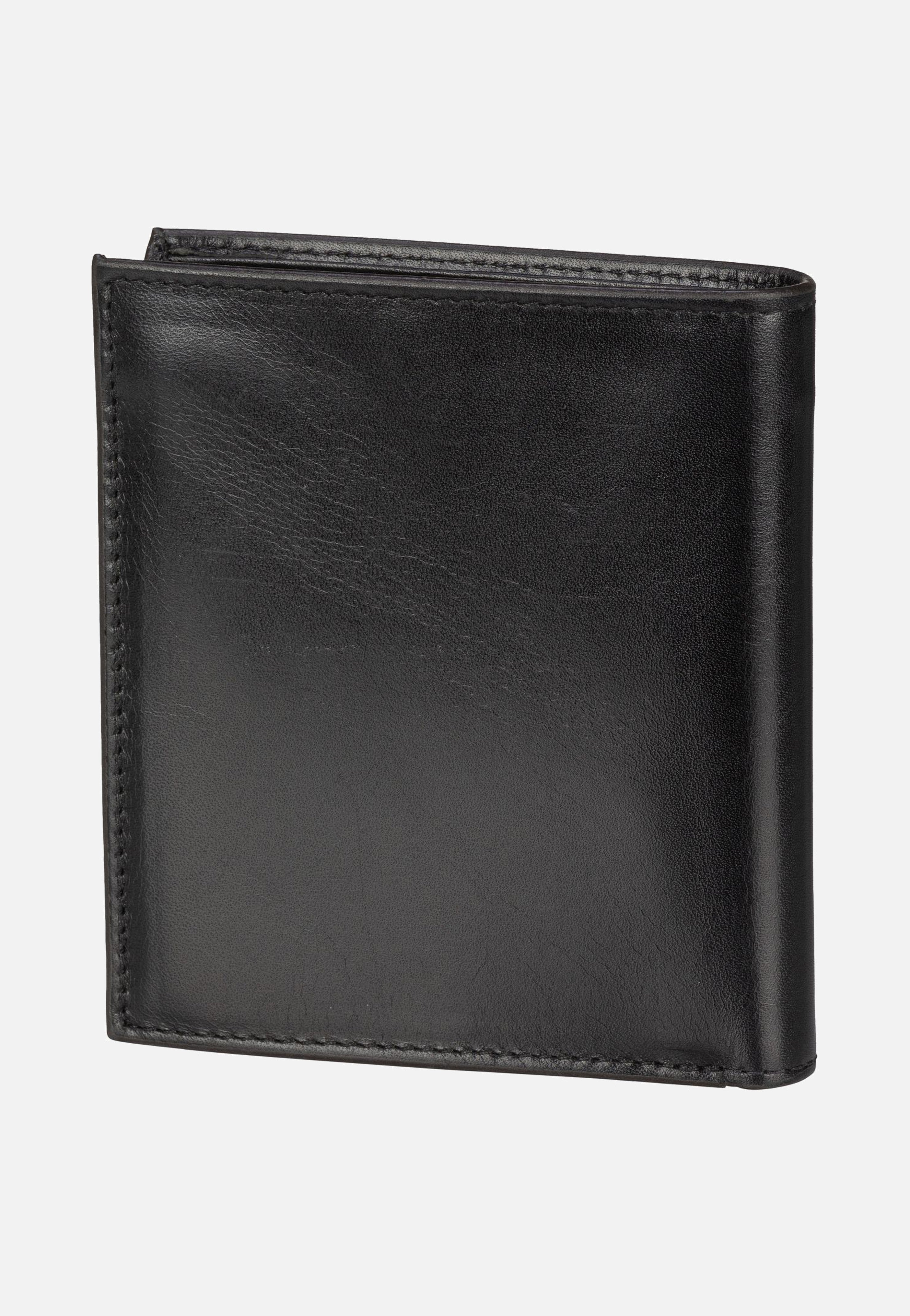 Nobile Vertical Small with Flap Schwarz - Portemonnaie