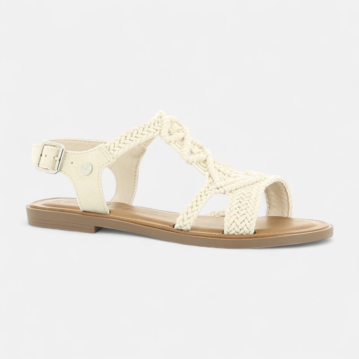 Nu-pieds Femme beige